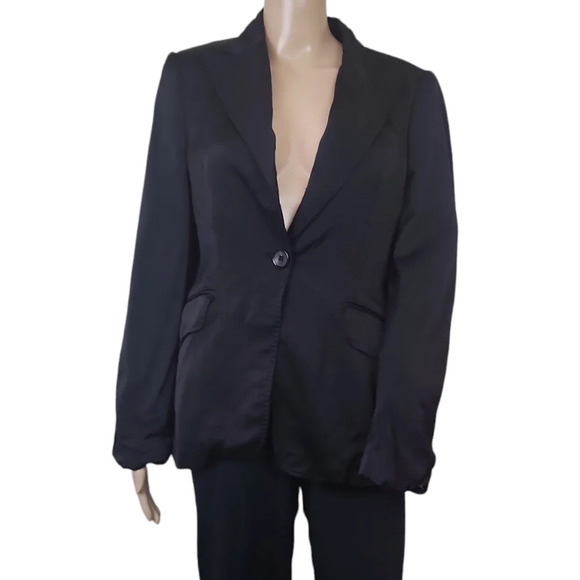 Zara Womens Tailored Blazer Jacket One Button - Picture 1 of 3